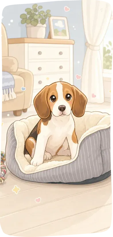 a cute dog illustration